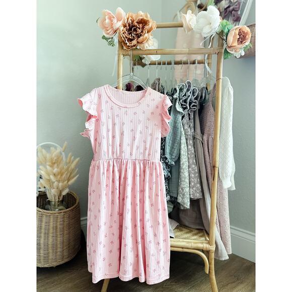 Briar Rose Cottagecore Flutter Slv Flowy Babydoll dress 7/8 - Picture 5 of 5